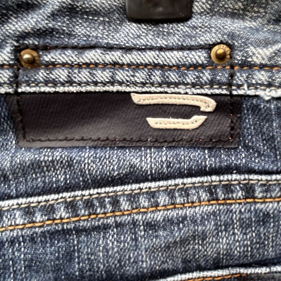 Diesel Jeans YARIK Straight Leg Blue Mens W33 L32 Worn Wash Distressed See Pics - Picture 7 of 13